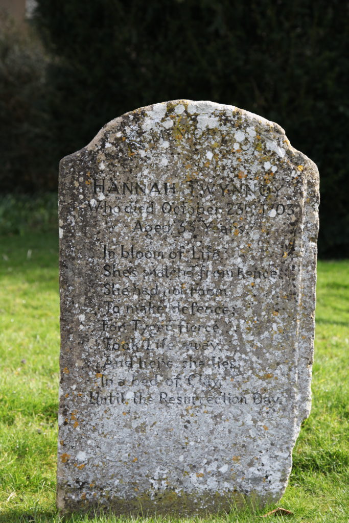 Hannah Twynnoy Gravestone