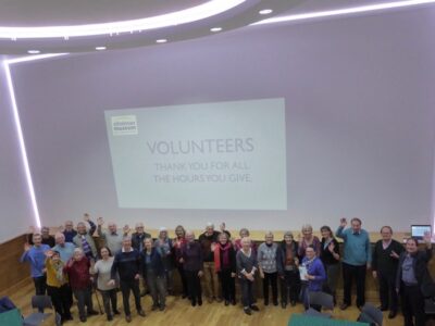 volunteers tea party