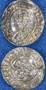 William II silver penny