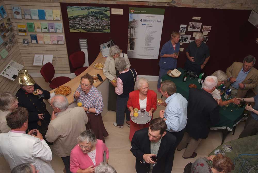 volunteers at tea party