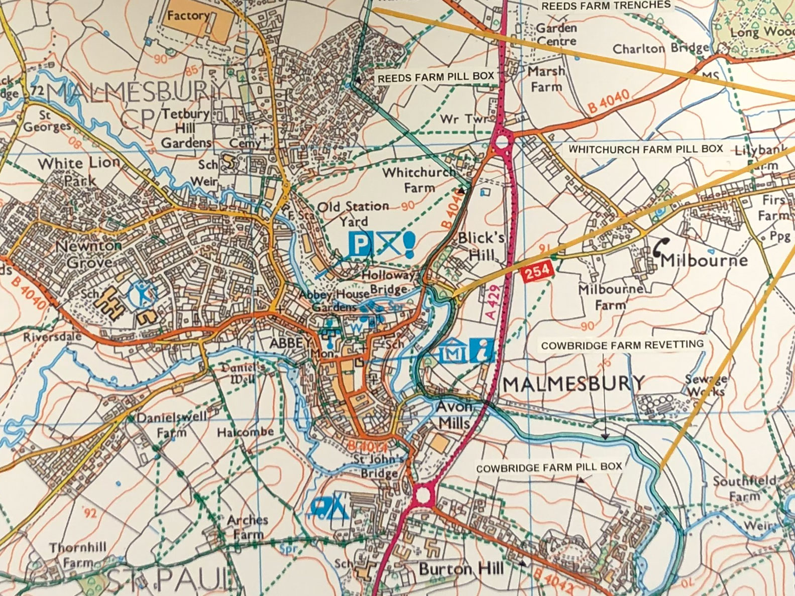 Malmesbury Map