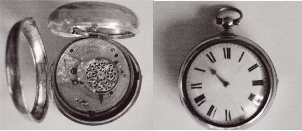 Photo of a watch made by H.G Hanks of Malmesbury.